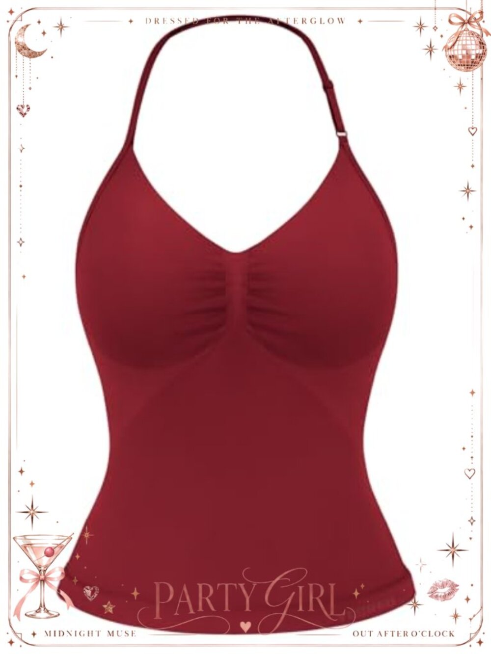 Women's Halter Workout Tank Top with Built-in Bra Longline Strappy Yoga Top